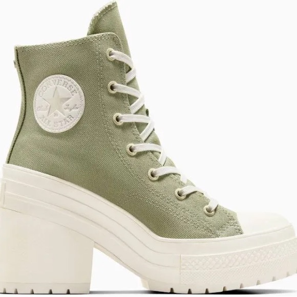 Chuck 70 De Luxe Heel Platform Metal Rings NWT Women 6.5 fits like 7 - Picture 5 of 9